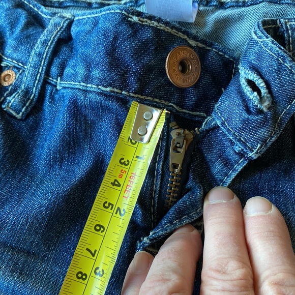 Hippie/Boho Awesome MAX Patched/Distressed Bell-Bottom Jeans Size 9 or 8 womens - Picture 16 of 16